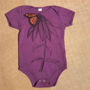 Custom Print Butterfly Onesie